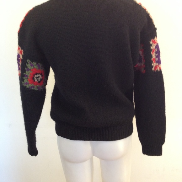 100% Wool Chunky knit crew neck Sweater - Picture 7 of 9